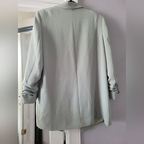 COPY - Mango Green Blazer L - Picture 10 of 11
